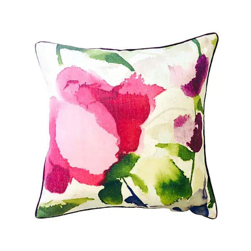 Watercolour Brights Square Cushion