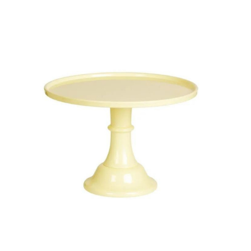 Cake stand: Large - yellow